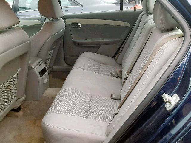 1G1ZC5E07AF154362 - 2010 CHEVROLET MALIBU 1LT 蓝色 照片 6