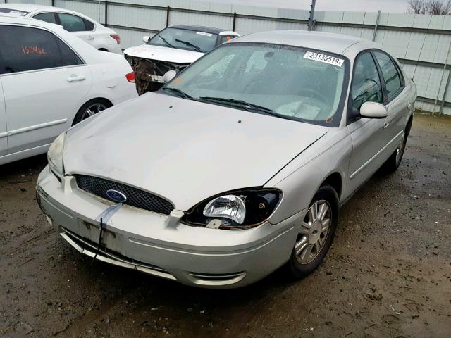 1FAFP56U06A254278 - 2006 FORD TAURUS SEL TAN photo 2