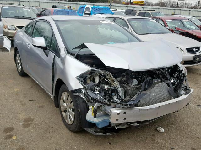 2HGFG3B58CH559538 - 2012 HONDA CIVIC LX SILVER photo 1