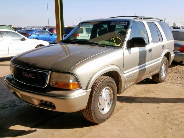 1GKCS13W0Y2325720 - 2000 GMC JIMMY SILVER photo 2