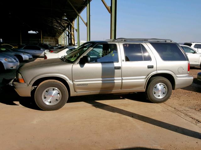 1GKCS13W0Y2325720 - 2000 GMC JIMMY SILVER photo 9