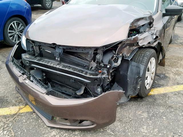 3VW2K7AJ9EM308594 - 2014 VOLKSWAGEN JETTA BASE Շագանակագույն լուսանկար 9