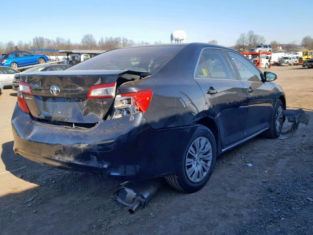 4T1BF1FKXCU141284 - 2012 TOYOTA CAMRY BASE BLACK photo 4