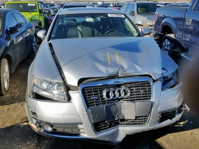 WAUDH74F47N093357 - 2007 AUDI A6 3.2 QUA SILVER photo 9