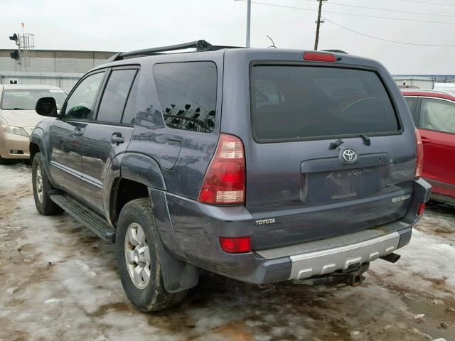 JTEBT14R630026813 - 2003 TOYOTA 4RUNNER SR GRAY photo 3