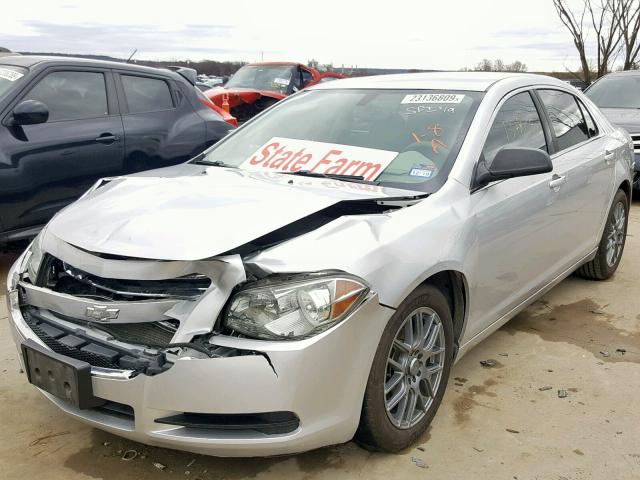 1G1ZB5E11BF176015 - 2011 CHEVROLET MALIBU LS SILVER photo 2