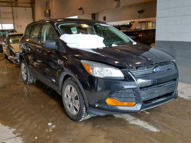 1FMCU0F75EUA88514 - 2014 FORD ESCAPE S BLACK photo 1