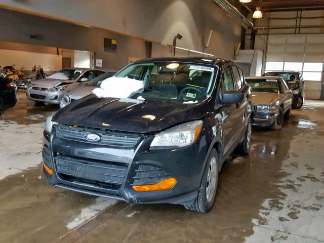 1FMCU0F75EUA88514 - 2014 FORD ESCAPE S BLACK photo 2