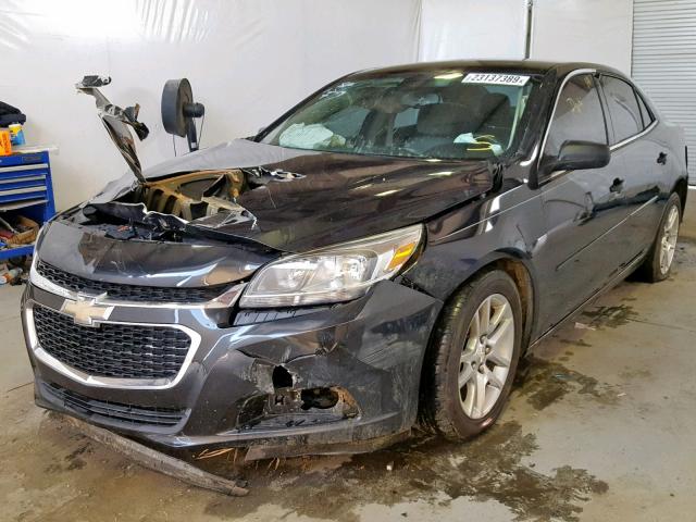 1G11B5SL0FF168061 - 2015 CHEVROLET MALIBU LS BLACK photo 2