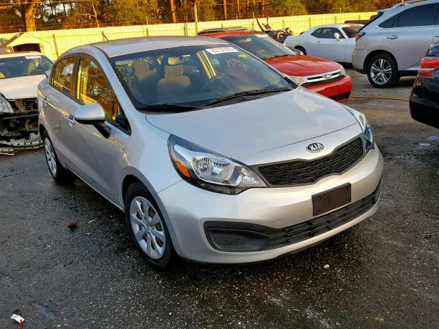 KNADM4A3XD6308394 - 2013 KIA RIO LX SILVER photo 1