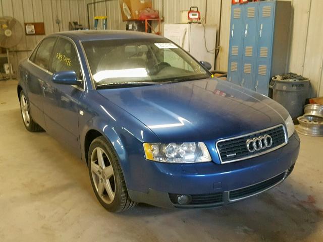 WAULT68E74A100584 - 2004 AUDI A4 3.0 QUA BLUE photo 1