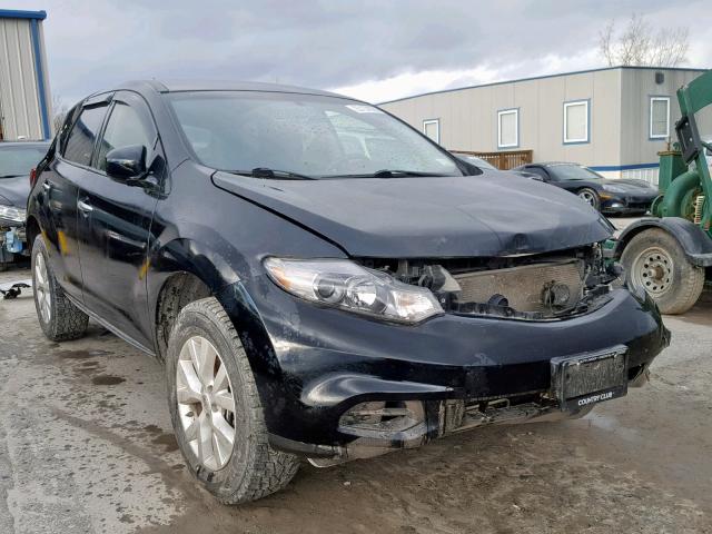 JN8AZ1MW7EW532899 - 2014 NISSAN MURANO S BLACK photo 1