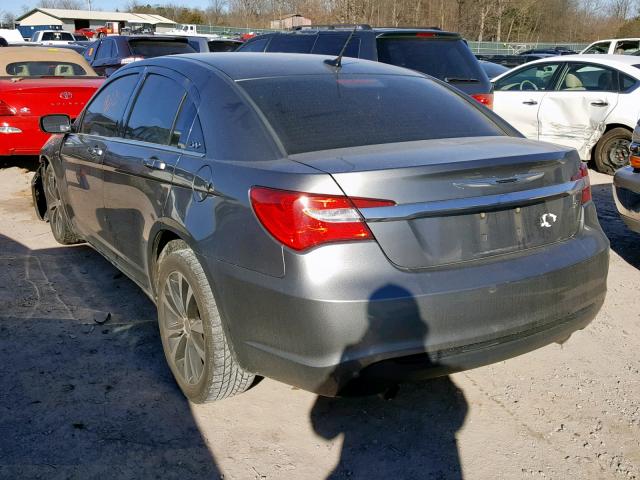 1C3CCBHG9CN129271 - 2012 CHRYSLER 200 S GRAY photo 3