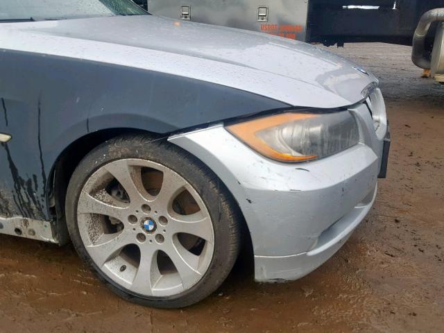 WBAVB33596AZ86895 - 2006 BMW 330 I SILVER photo 9