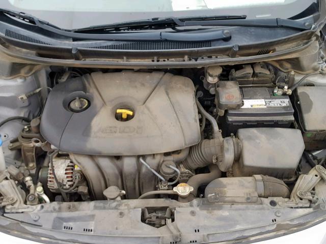 KMHD35LH3EU185101 - 2014 HYUNDAI ELANTRA GT GRAY photo 7