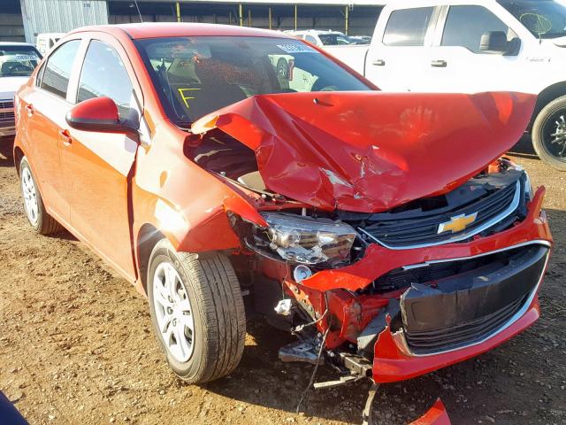 1G1JB5SH3H4159428 - 2017 CHEVROLET SONIC LS 红色 照片 1