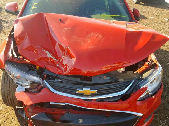 1G1JB5SH3H4159428 - 2017 CHEVROLET SONIC LS 红色 照片 7