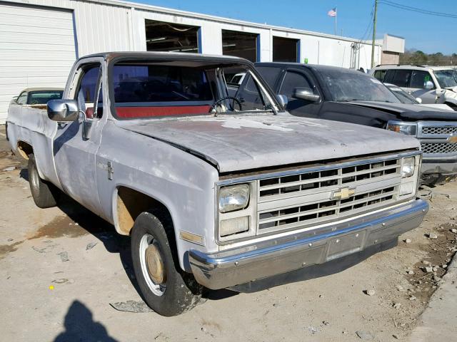 1GCDR14H8HF402726 - 1987 CHEVROLET R10 WHITE photo 1