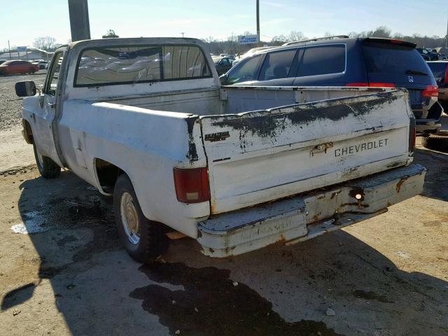 1GCDR14H8HF402726 - 1987 CHEVROLET R10 WHITE photo 3