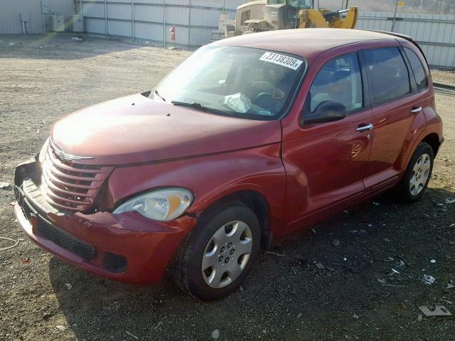 3A8FY48B98T127496 - 2008 CHRYSLER PT CRUISER RED photo 2