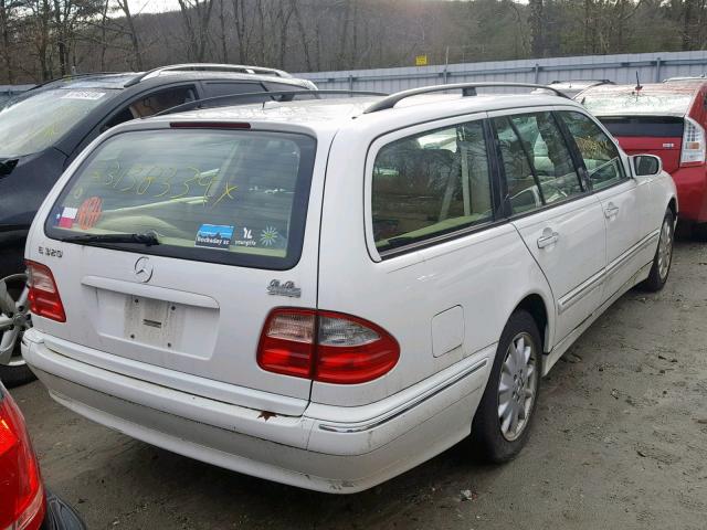 WDBJH65J23X089968 - 2003 MERCEDES-BENZ E 320 WHITE photo 4