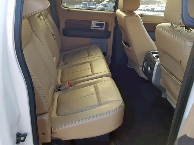 1FTFW1ET5DFB14404 - 2013 FORD F150 SUPER თეთრი ფოტო 6