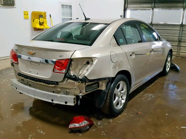 1G1PF5S92B7243012 - 2011 CHEVROLET CRUZE LT SILVER photo 4