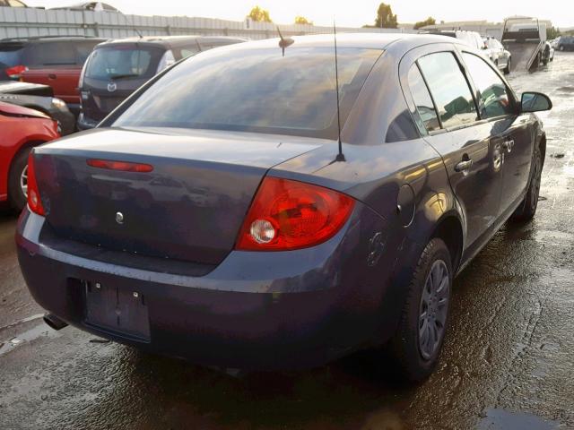 1G1AS58H297105674 - 2009 CHEVROLET COBALT LS BLACK photo 4