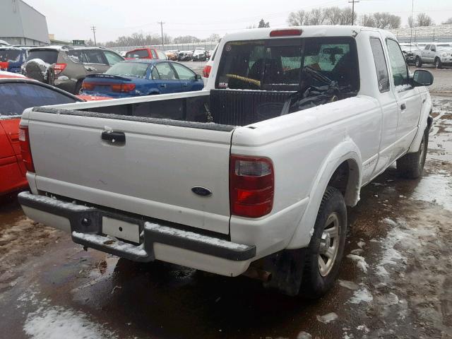 1FTYR14V83PA93012 - 2003 FORD RANGER SUP WHITE photo 4