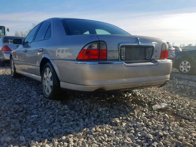 1LNHM86S94Y670518 - 2004 LINCOLN LS SILVER photo 3