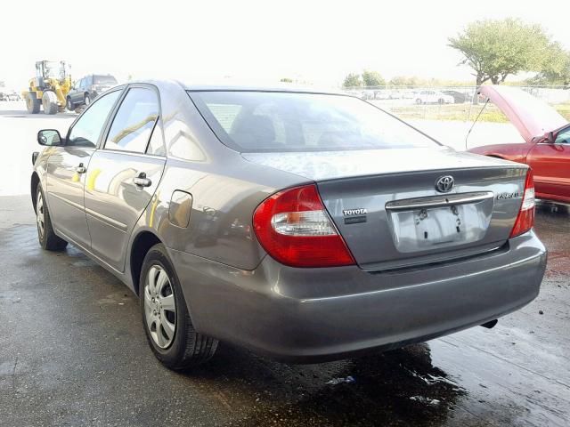 4T1BE32K84U901833 - 2004 TOYOTA CAMRY LE GRAY photo 3