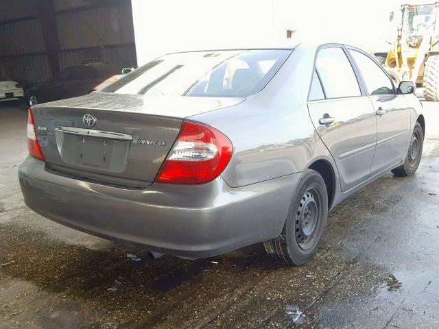 4T1BE32K84U901833 - 2004 TOYOTA CAMRY LE GRAY photo 4