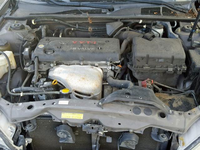 4T1BE32K84U901833 - 2004 TOYOTA CAMRY LE GRAY photo 7