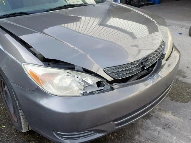 4T1BE32K84U901833 - 2004 TOYOTA CAMRY LE GRAY photo 9