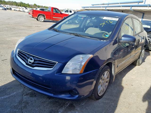 3N1AB6AP0CL711947 - 2012 NISSAN SENTRA 2.0 BLUE photo 2