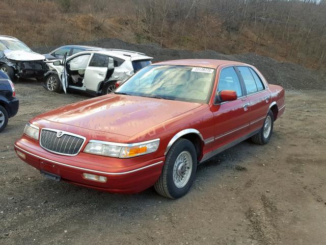 2MELM75W2TX667003 - 1996 MERCURY GRAND MARQ 红色 照片 2