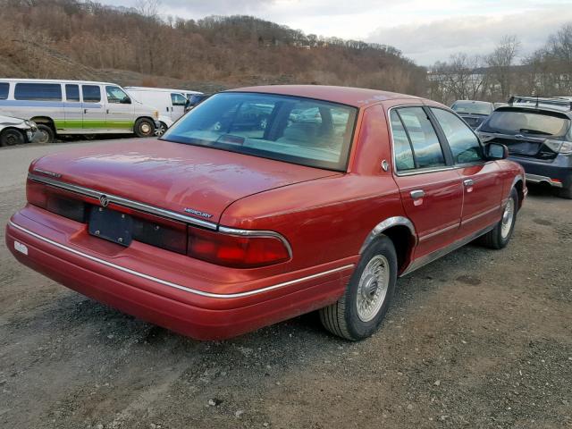 2MELM75W2TX667003 - 1996 MERCURY GRAND MARQ 红色 照片 4