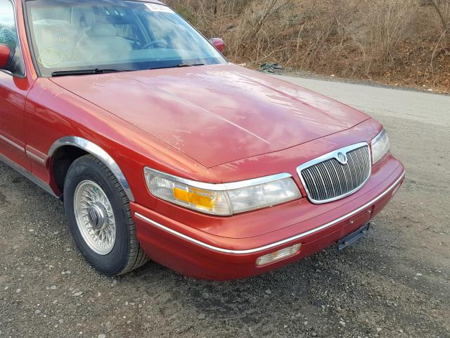 2MELM75W2TX667003 - 1996 MERCURY GRAND MARQ 红色 照片 9