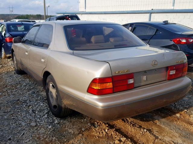 JT8BH28F4X0164804 - 1999 LEXUS LS 400 GOLD photo 3