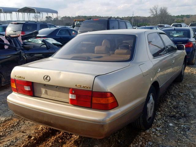 JT8BH28F4X0164804 - 1999 LEXUS LS 400 GOLD photo 4