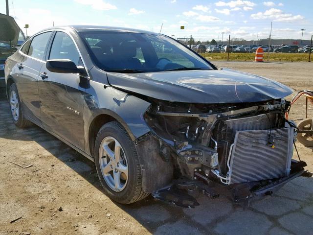 1G1ZB5ST1JF101819 - 2018 CHEVROLET MALIBU LS BLACK photo 1