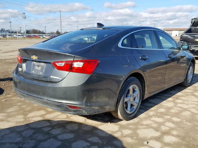 1G1ZB5ST1JF101819 - 2018 CHEVROLET MALIBU LS BLACK photo 4