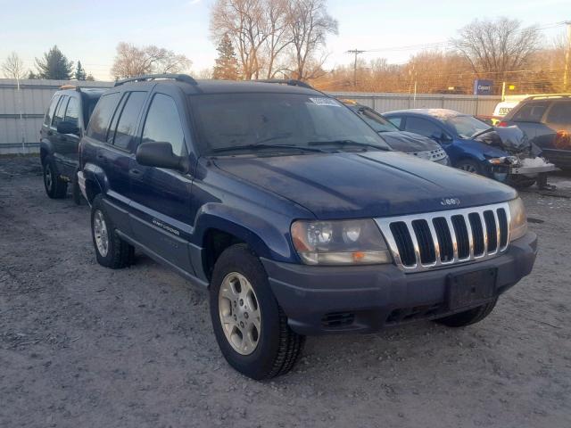 1J4GW48S42C231778 - 2002 JEEP GRAND CHER BLUE photo 1