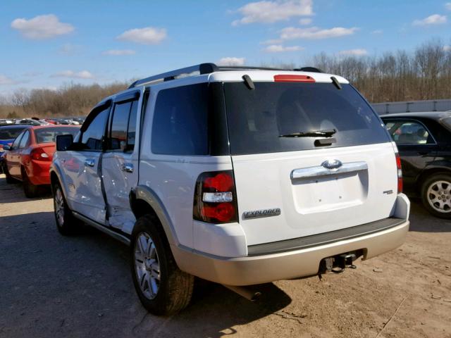 1FMEU74897UA91271 - 2007 FORD EXPLORER E Ақ фото 3