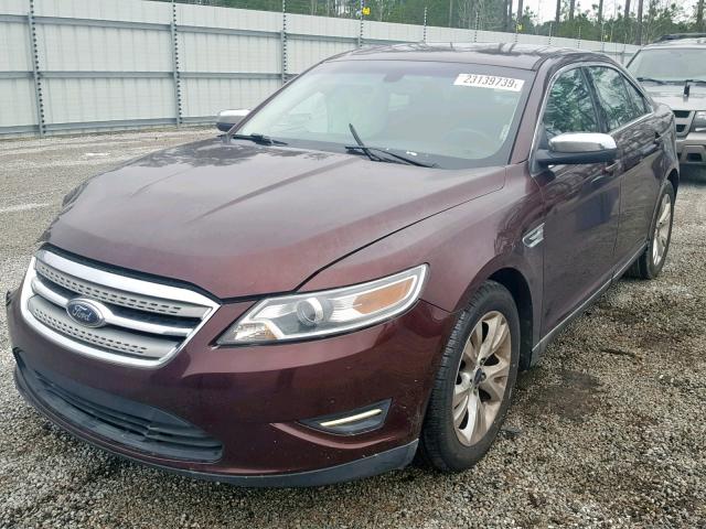 1FAHP2EW6AG144948 - 2010 FORD TAURUS SEL BROWN photo 2