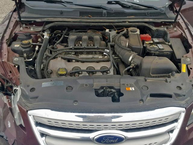 1FAHP2EW6AG144948 - 2010 FORD TAURUS SEL BROWN photo 7