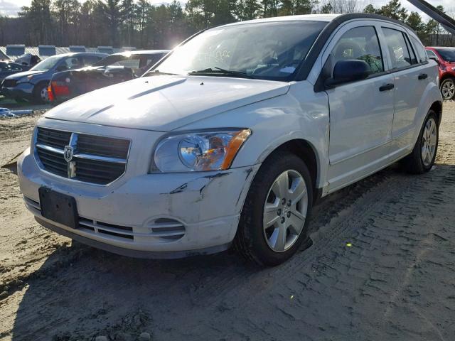 1B3HB48B67D576691 - 2007 DODGE CALIBER SX WHITE photo 9