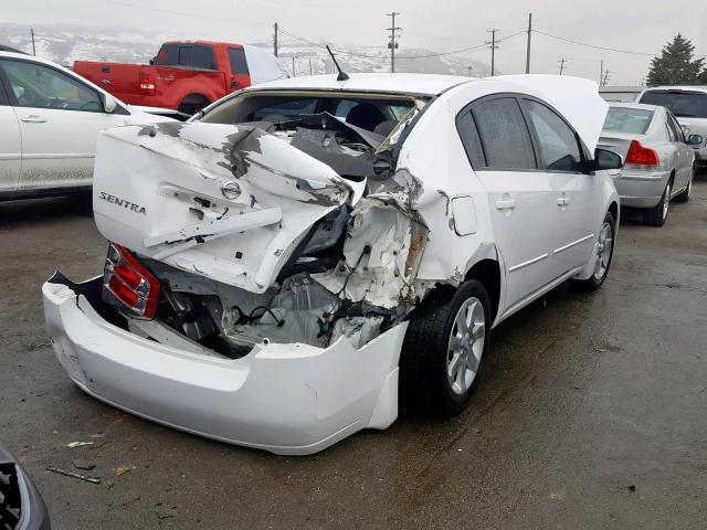 3N1AB61E57L704965 - 2007 NISSAN SENTRA 2.0 WHITE photo 4