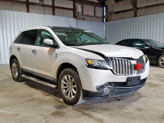 2LMDJ6JKXDBL47485 - 2013 LINCOLN MKX WHITE photo 1