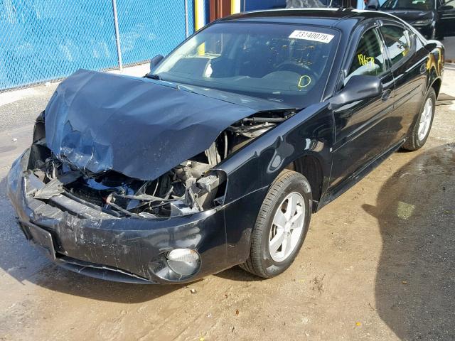 2G2WP552381179412 - 2008 PONTIAC GRAND PRIX BLACK photo 2